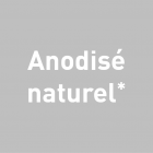 Alu - Anodisé naturel